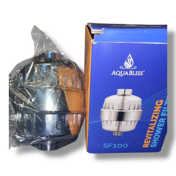 AquaBliss Revitalizing Shower Filter SF100 Chrome High Output Refresh Open Box - Picture 4 of 10